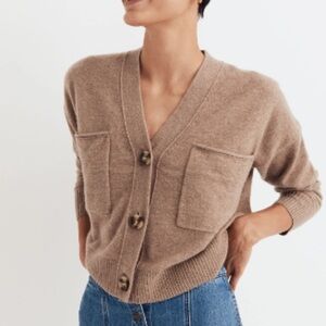 Madewell (Re)sponsible Cashmere Upton Cardigan Sweater